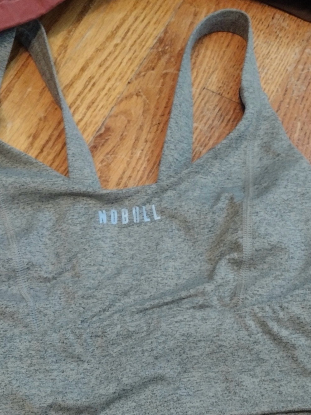NOBULL Grey and Navy Supportive Athletic Bra